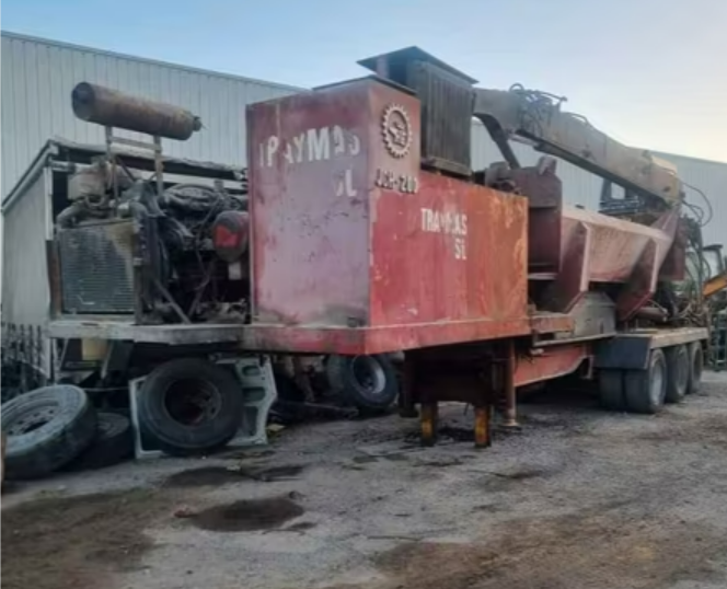 Prensa Móvil Compactadora de Chatarra y Vehículos